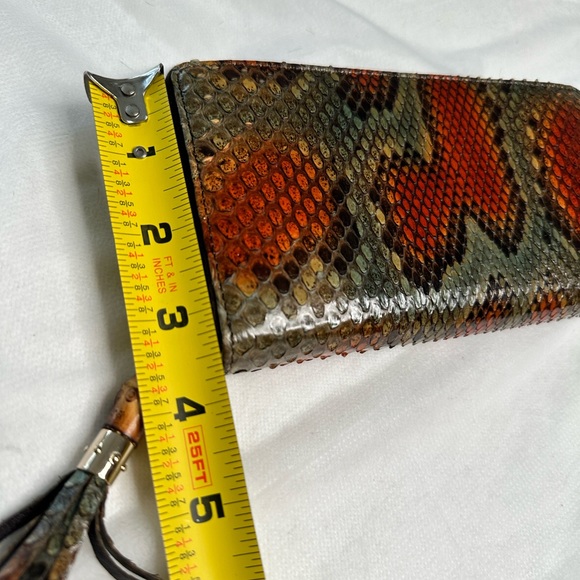 AUTHENTIC Gucci Python Zipper Wallet - Picture 6 of 8